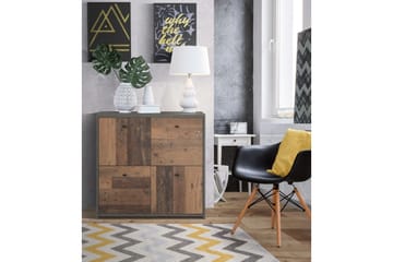 Broxton Sidebord 77 cm - Grå - Møbler - Bord - Avlastningsbord & sidobord - Lampebord & sidebord