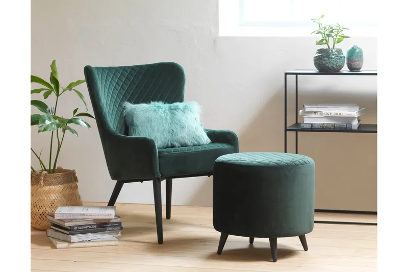 Burningham Avlastningsbord 35x90x80 cm - Svart - Møbler - Bord - Avlastningsbord & sidobord - Lampebord & sidebord