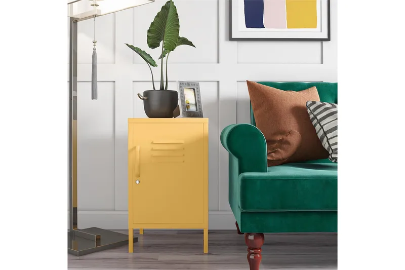 CacHe Sidebord 38 cm Gul - Novogratz - Møbler - Bord - Avlastningsbord & sidobord - Lampebord & sidebord