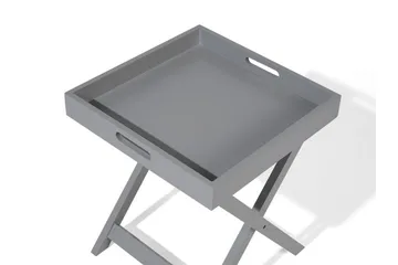 Chester Sidebord 40 cm - Grå - Møbler - Bord - Avlastningsbord & sidobord - Lampebord & sidebord