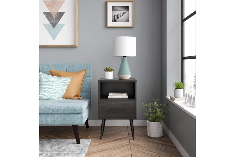 Elport Sidebord - Svart - Møbler - Bord - Avlastningsbord & sidobord - Lampebord & sidebord