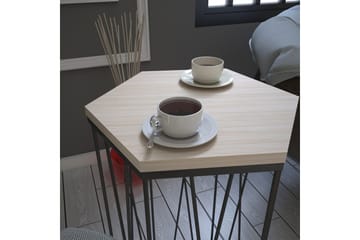 Falan Sidebord 40 cm Sekskant - Grå - Møbler - Bord - Avlastningsbord & sidobord - Lampebord & sidebord