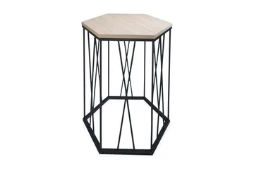 Falan Sidebord 40 cm Sekskant - Grå - Møbler - Bord - Avlastningsbord & sidobord - Lampebord & sidebord