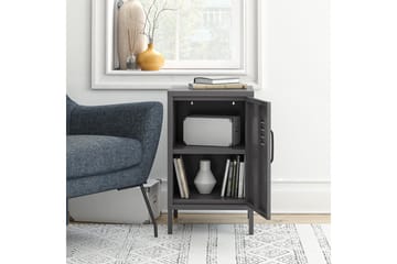 Franklin Sidebord 38x40 cm Grå - Dorel Home - Møbler - Bord - Avlastningsbord & sidobord - Lampebord & sidebord