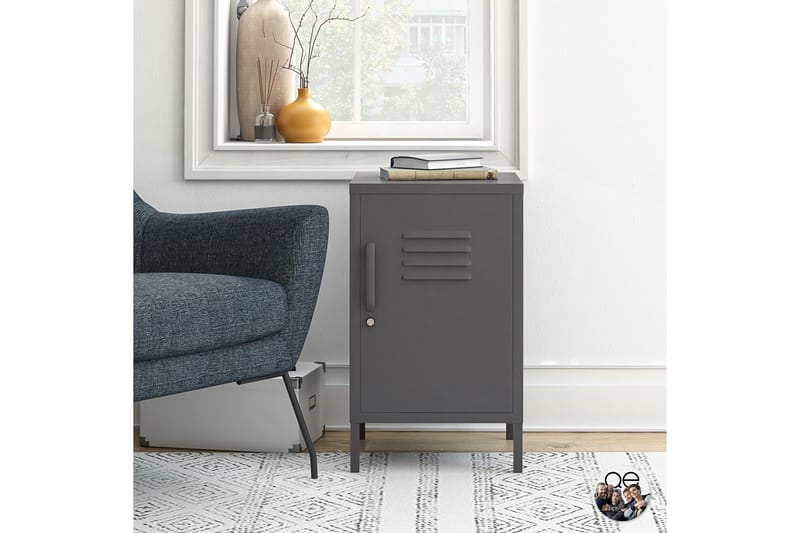 Franklin Sidebord 38x40 cm Grå, Dorel Home