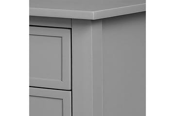 Franklin Sidebord 56 cm 2 Skuffer Grå - Dorel Home - Møbler - Bord - Avlastningsbord & sidobord - Lampebord & sidebord