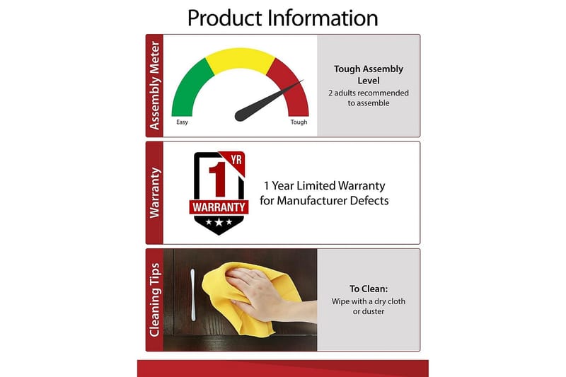 Franklin Sidebord 56 cm 2 Skuffer Grå - Dorel Home - Møbler - Bord - Avlastningsbord & sidobord - Lampebord & sidebord