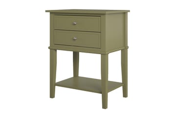 Franklin Sidebord 56x39 cm Olivengrønn - Queer Eye - Møbler - Bord - Avlastningsbord & sidobord - Lampebord & sidebord