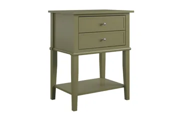 Franklin Sidebord 56x39 cm Olivengrønn - Queer Eye - Møbler - Bord - Avlastningsbord & sidobord - Lampebord & sidebord