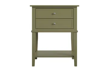 Franklin Sidebord 56x39 cm Olivengrønn - Queer Eye - Møbler - Bord - Avlastningsbord & sidobord - Lampebord & sidebord