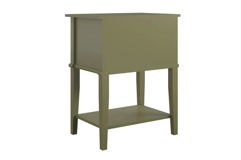 Franklin Sidebord 56x39 cm Olivengrønn - Queer Eye - Møbler - Bord - Avlastningsbord & sidobord - Lampebord & sidebord