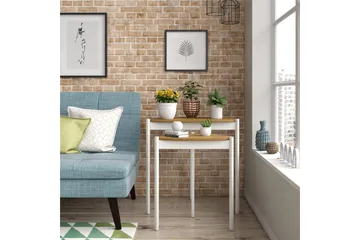 Genadi Sidebord - Hvit - Møbler - Bord - Avlastningsbord & sidobord - Lampebord & sidebord