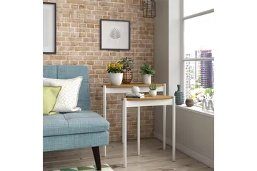 Genadi Sidebord - Hvit - Møbler - Bord - Avlastningsbord & sidobord - Lampebord & sidebord