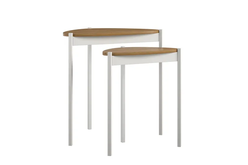 Genadi Sidebord - Hvit - Møbler - Bord - Avlastningsbord & sidobord - Lampebord & sidebord