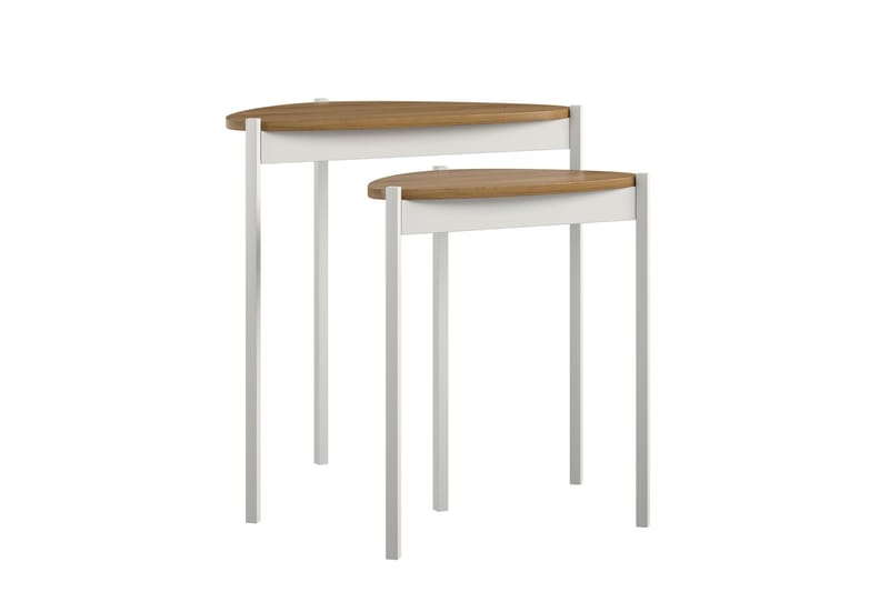 Genadi Sidebord - Hvit - Møbler - Bord - Avlastningsbord & sidobord - Lampebord & sidebord