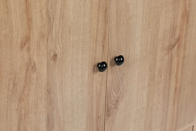 Gibia Side Avlastningsbord 90 cm - Natur / Svart - Møbler - Bord - Avlastningsbord & sidobord - Lampebord & sidebord