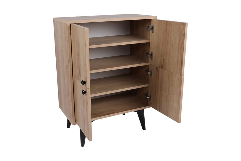 Harbiyes Side Avlastningsbord 70 cm - Natur / Svart - Møbler - Bord - Avlastningsbord & sidobord - Lampebord & sidebord