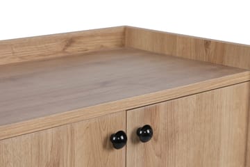 Kastelas Side Avlastningsbord 70 cm - Natur / Svart - Møbler - Bord - Avlastningsbord & sidobord - Lampebord & sidebord