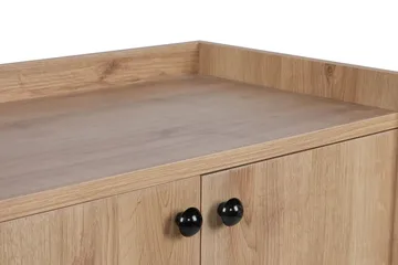 Kastelas Side Avlastningsbord 70 cm - Natur / Svart - Møbler - Bord - Avlastningsbord & sidobord - Lampebord & sidebord