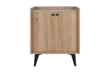 Kastelas Side Avlastningsbord 70 cm - Natur / Svart - Møbler - Bord - Avlastningsbord & sidobord - Lampebord & sidebord