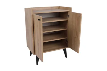 Kastelas Side Avlastningsbord 70 cm - Natur / Svart - Møbler - Bord - Avlastningsbord & sidobord - Lampebord & sidebord