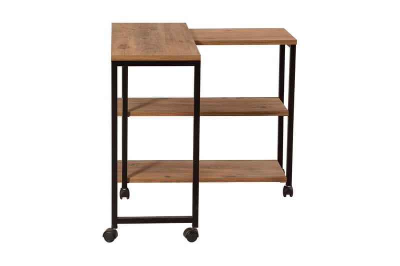 Lantenot Sidebord 76cm - Natur / Svart - Møbler - Bord - Avlastningsbord & sidobord - Lampebord & sidebord