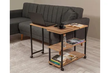 Lantenot Sidebord 76cm - Natur / Svart - Møbler - Bord - Avlastningsbord & sidobord - Lampebord & sidebord