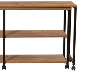 Lantenot Sidebord 76cm - Natur / Svart - Møbler - Bord - Avlastningsbord & sidobord - Lampebord & sidebord