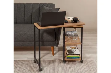 Lantenot Sidebord 76cm - Natur / Svart - Møbler - Bord - Avlastningsbord & sidobord - Lampebord & sidebord