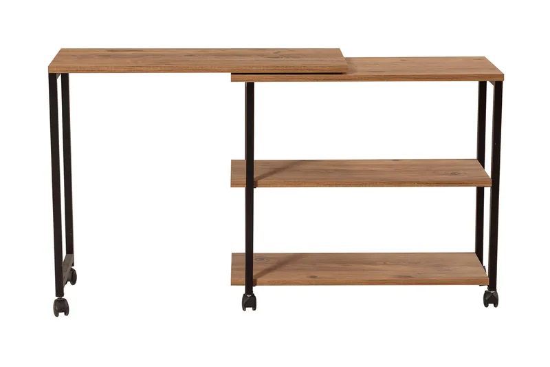 Lantenot Sidebord 76cm - Natur / Svart - Møbler - Bord - Avlastningsbord & sidobord - Lampebord & sidebord