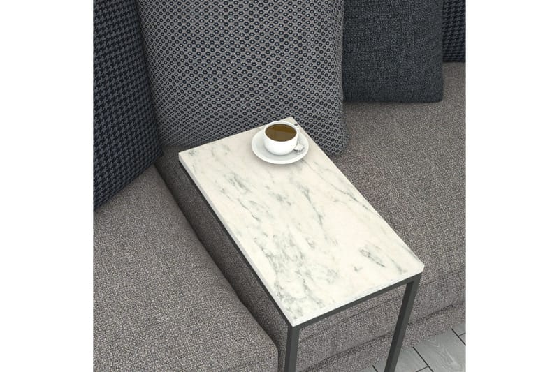 Maddeson Side Avlastningsbord 46 cm - Svart / Hvit - Møbler - Bord - Avlastningsbord & sidobord - Lampebord & sidebord