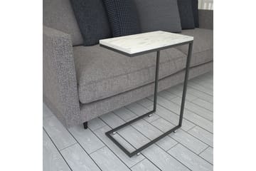 Maddeson Side Avlastningsbord 46 cm - Svart / Hvit - Møbler - Bord - Avlastningsbord & sidobord - Lampebord & sidebord