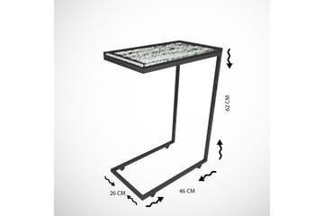Maddeson Sidebord 46 cm - Lys Natur/Svart - Møbler - Bord - Avlastningsbord & sidobord - Lampebord & sidebord