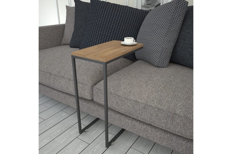 Maddeson Sidebord 46 cm - Mørke Natur/Svart - Møbler - Bord - Avlastningsbord & sidobord - Lampebord & sidebord