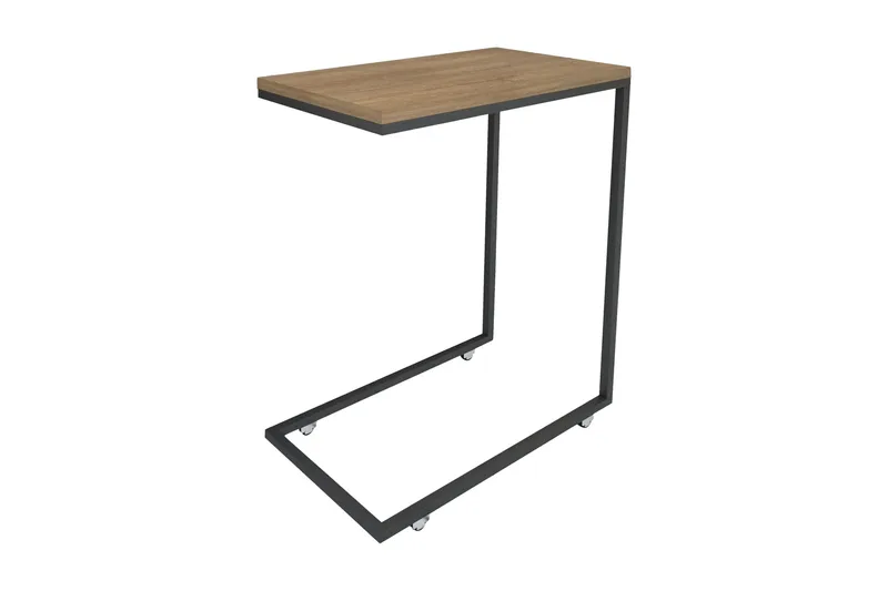 Maddeson Sidebord 46 cm - Mørke Natur/Svart - Møbler - Bord - Avlastningsbord & sidobord - Lampebord & sidebord