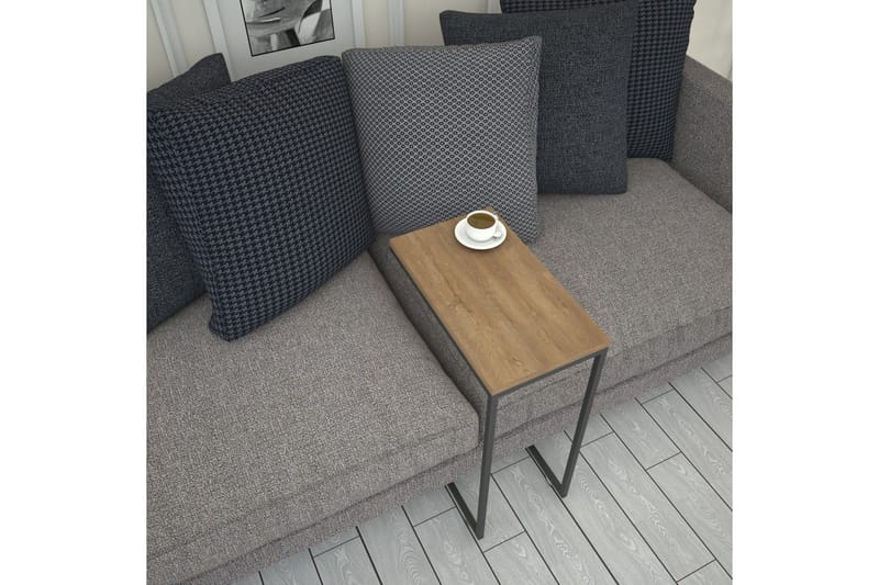 Maddeson Sidebord 46 cm - Mørke Natur/Svart - Møbler - Bord - Avlastningsbord & sidobord - Lampebord & sidebord