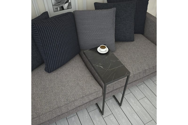 Maddeson Sidebord 46 cm - Svart/Hvit - Møbler - Bord - Avlastningsbord & sidobord - Lampebord & sidebord