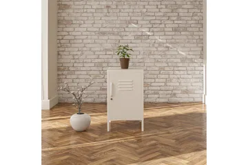 Mission District Sidebord 38x40 cm Hvit - Dorel Home - Møbler - Bord - Avlastningsbord & sidobord - Lampebord & sidebord