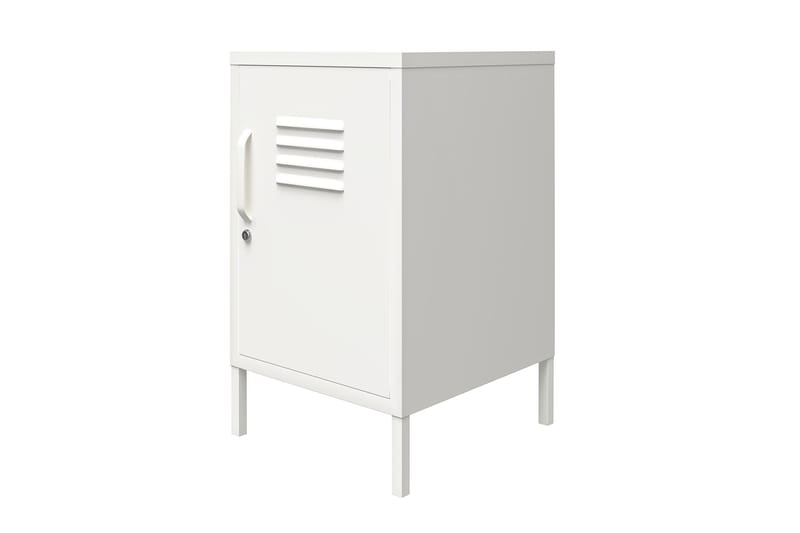 Mission District Sidebord 38x40 cm Hvit - Dorel Home - Møbler - Bord - Avlastningsbord & sidobord - Lampebord & sidebord