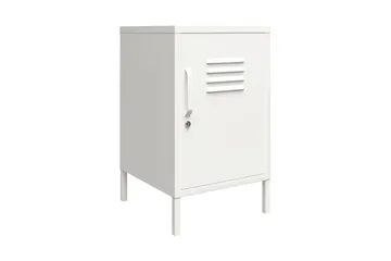 Mission District Sidebord 38x40 cm Hvit - Dorel Home - Møbler - Bord - Avlastningsbord & sidobord - Lampebord & sidebord