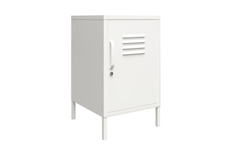 Mission District Sidebord 38x40 cm Hvit - Dorel Home - Møbler - Bord - Avlastningsbord & sidobord - Lampebord & sidebord