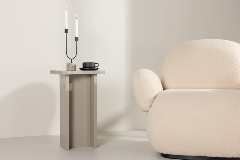 Molde Sidebord 42x40 cm - Svart - Møbler - Bord - Avlastningsbord & sidobord - Pidestall & blomsterpidestall