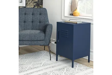 Moon Phases Sidebord 38x40 cm Blå - Dorel Home - Møbler - Bord - Avlastningsbord & sidobord - Lampebord & sidebord