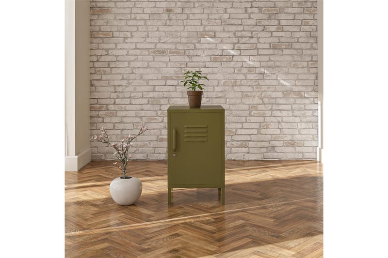 Moriah Sidebord 38x40 cm Olivengrønn - Dorel Home - Møbler - Bord - Avlastningsbord & sidobord - Lampebord & sidebord