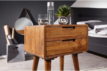 Nattbord Raithel 47 cm - Brun - Møbler - Bord - Avlastningsbord & sidobord - Lampebord & sidebord