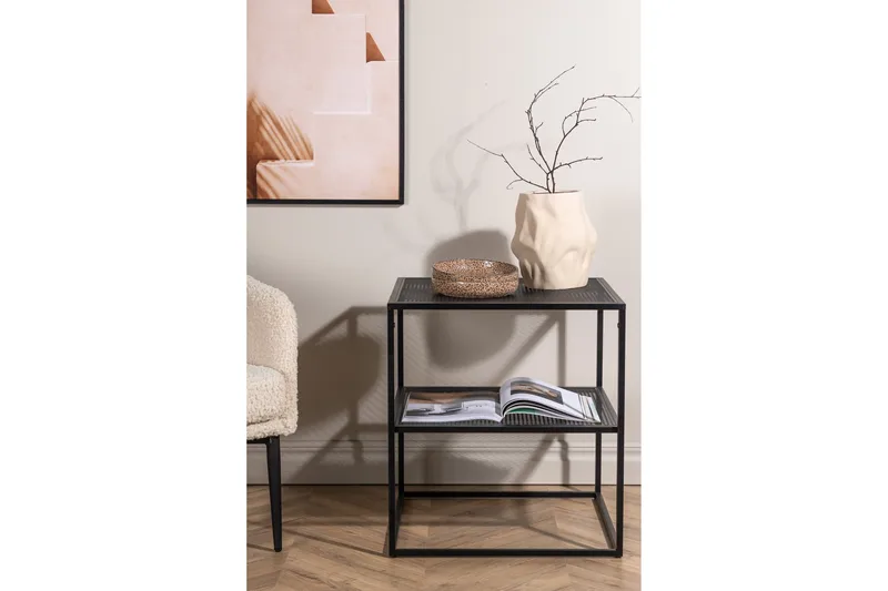 Netz Sidebord 55 cm - Svart - Møbler - Bord - Avlastningsbord & sidobord - Lampebord & sidebord