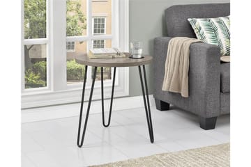 Owen Avlastningsbord 50 cm Grå - Dorel Home - Møbler - Bord - Avlastningsbord & sidobord - Lampebord & sidebord