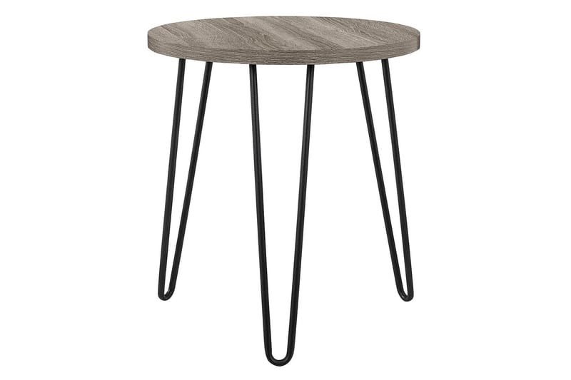 Owen Avlastningsbord 50 cm Grå - Dorel Home - Møbler - Bord - Avlastningsbord & sidobord - Lampebord & sidebord