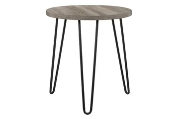 Owen Avlastningsbord 50 cm Grå - Dorel Home - Møbler - Bord - Avlastningsbord & sidobord - Lampebord & sidebord