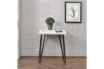 Owen Avlastningsbord 50 cm Hvit - Dorel Home - Møbler - Bord - Avlastningsbord & sidobord - Lampebord & sidebord